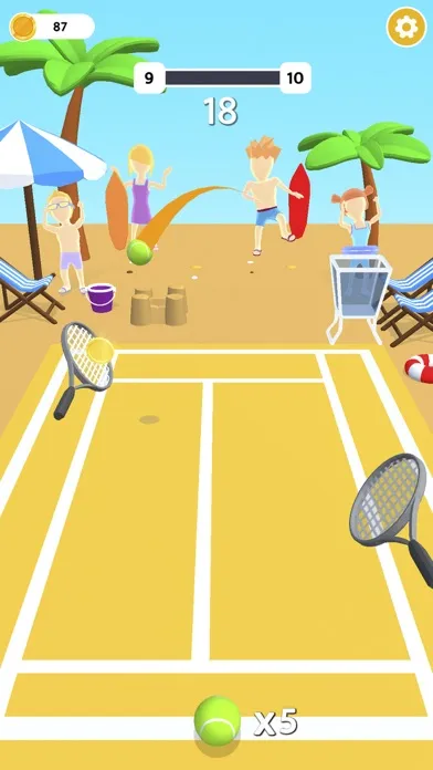 Tennis Bouncing Master 3D應用截圖