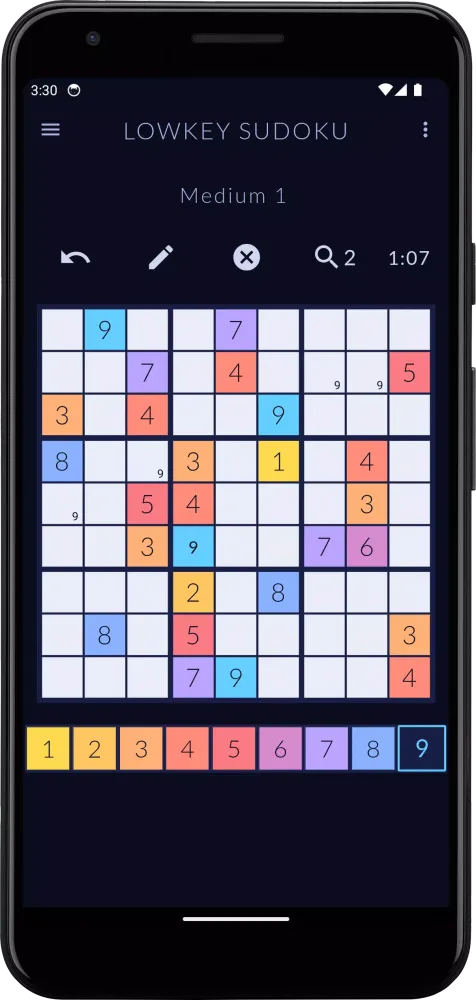 Zrzuty ekranu Lowkey Sudoku - Calm Puzzles