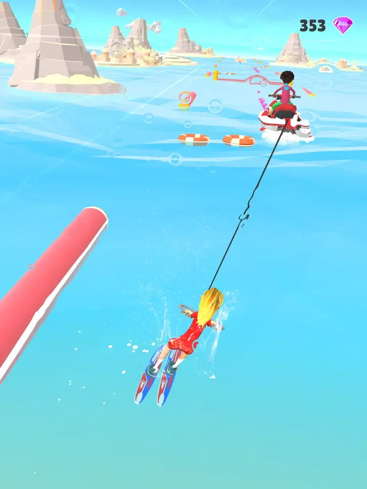 Water Ski : Water Stunt & Ride iPad 应用截图