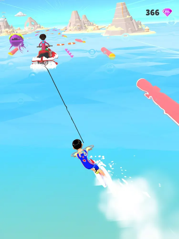 Water Ski : Water Stunt & Ride iPad 应用截图