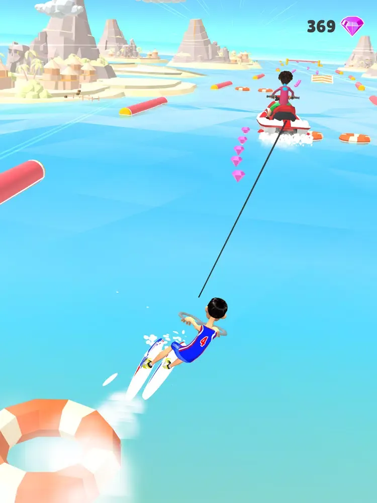 Water Ski : Water Stunt & Ride iPad 应用截图