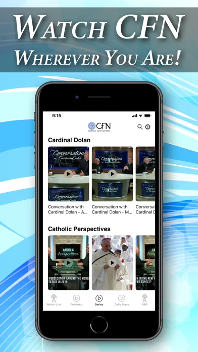 Zrzuty ekranu The Catholic Faith Network