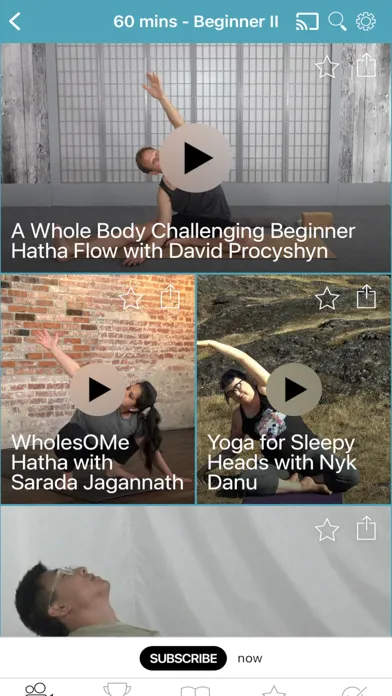 Capturas de tela do DoYogaWithMe | Yoga Classes