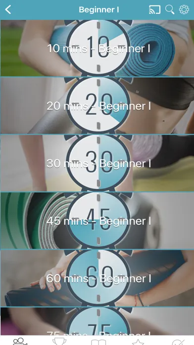 Capturas de tela do DoYogaWithMe | Yoga Classes