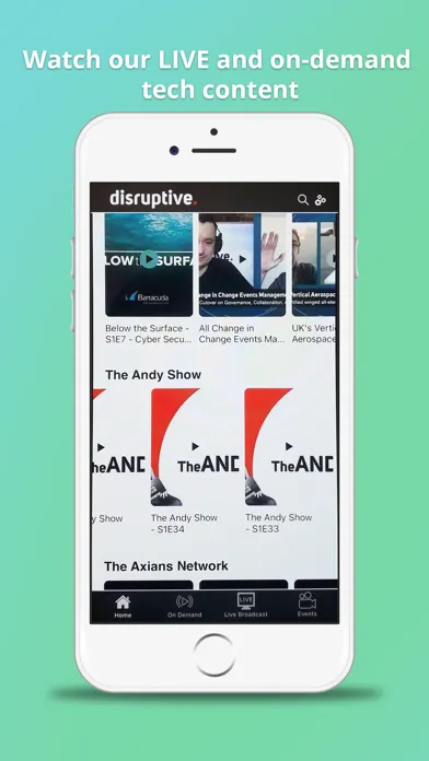 Disruptive Live سکرین شاٹس