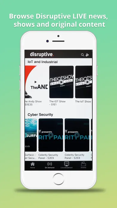 Disruptive Live سکرین شاٹس