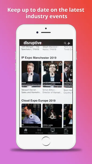 Disruptive Live سکرین شاٹس