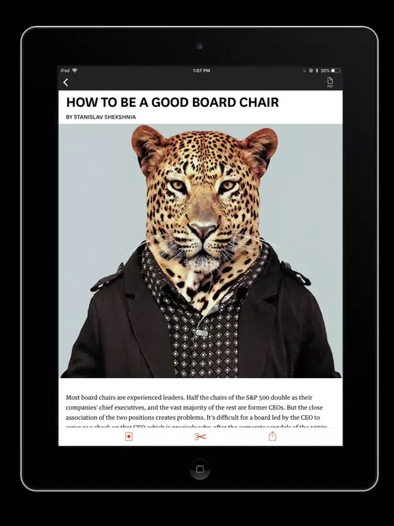 صور The HBR App iPad 