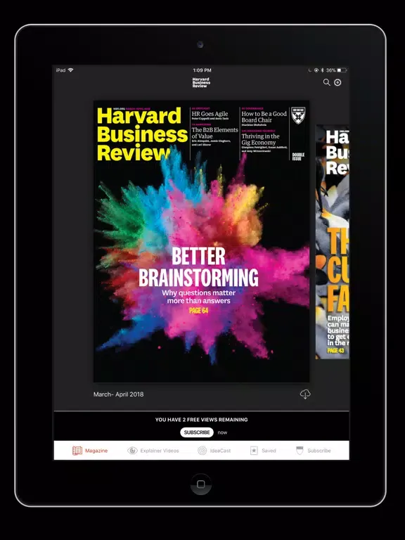 صور The HBR App iPad 