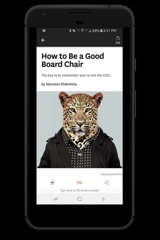Harvard Business Review Screenshots