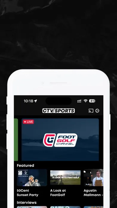 CTV Sports سکرین شاٹس