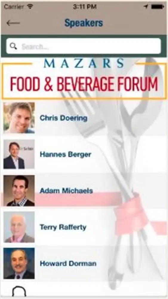 Скриншоты Mazars Food & Beverage Forum
