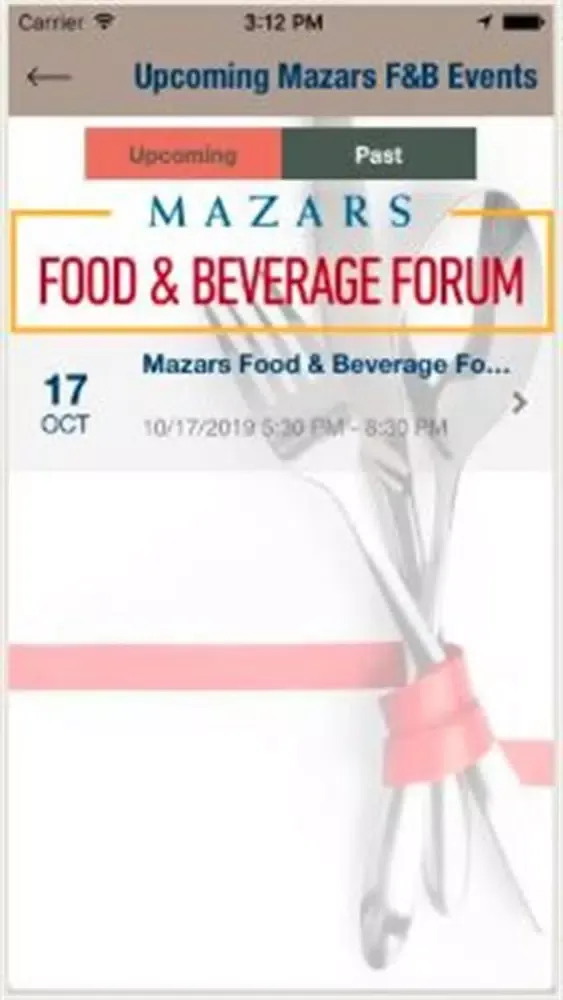 Скриншоты Mazars Food & Beverage Forum