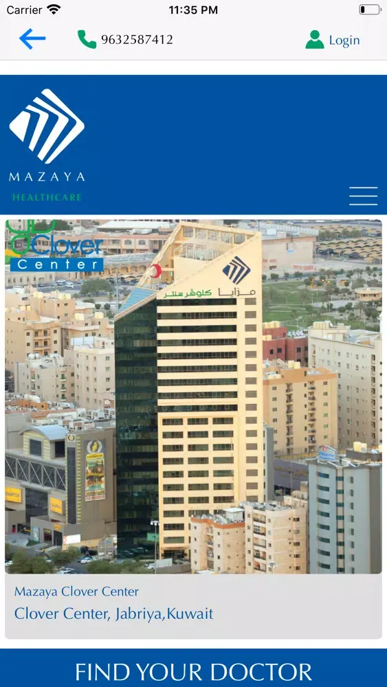Capturas de tela do Mazaya Healthcare