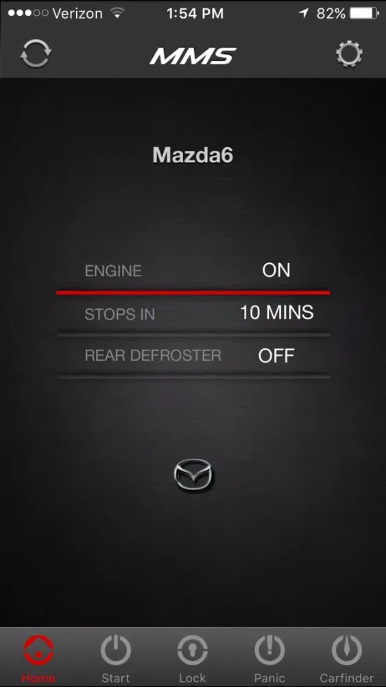 Capturas de pantalla de Mazda Mobile Start