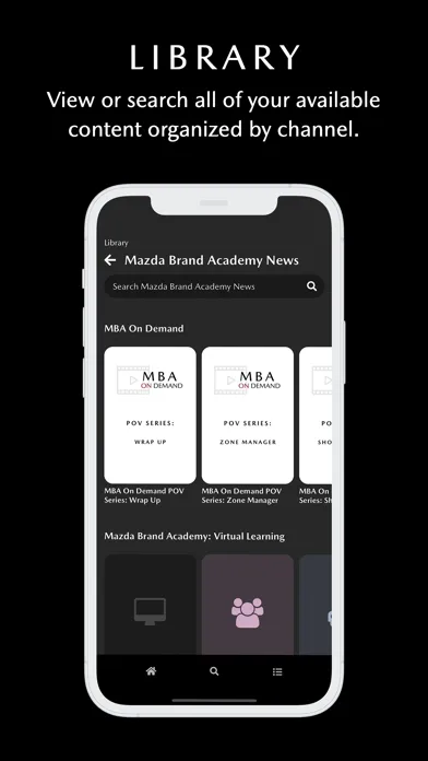 Capturas de pantalla de Mazda Smart Cards