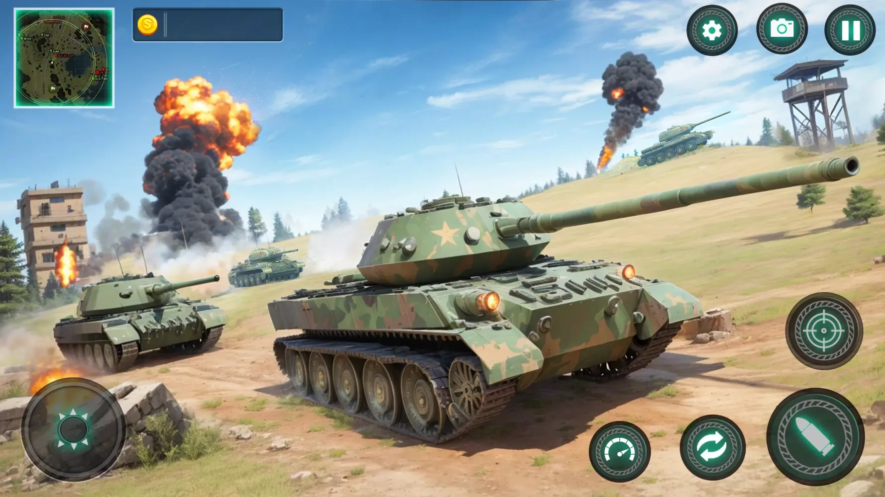 Capturas de pantalla de Military Tank War Machine Sim