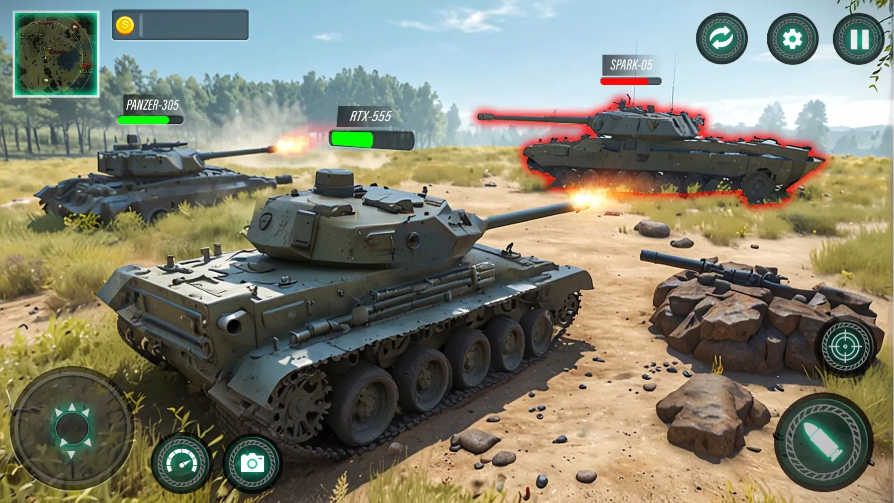 Capturas de pantalla de Military Tank War Machine Sim