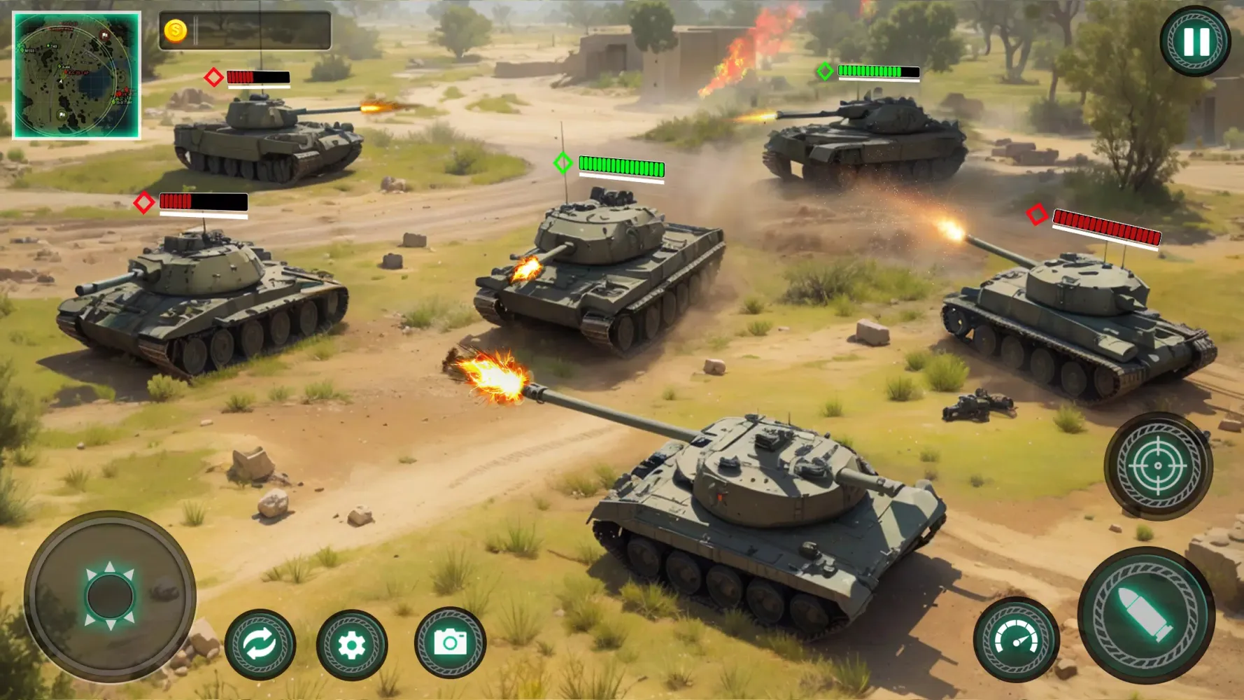 Capturas de pantalla de Military Tank War Machine Sim