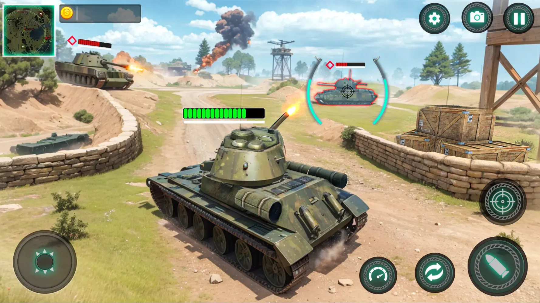 Capturas de pantalla de Military Tank War Machine Sim