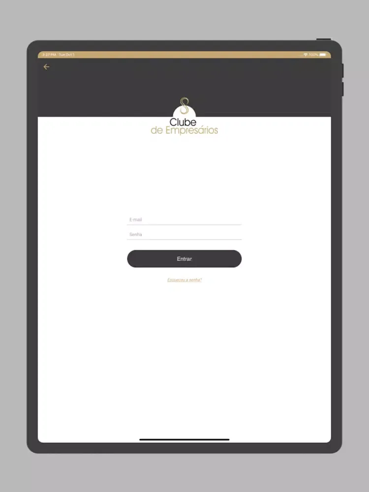 Clube de empresários iPad 應用截圖