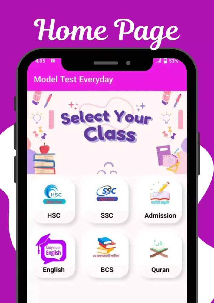 Zrzuty ekranu Model Test Everyday