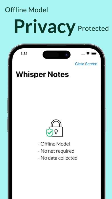 Whisper Notes - Speech To Text স্ক্রিনশট