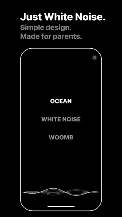 Zrzuty ekranu Just White Noise | For Babys