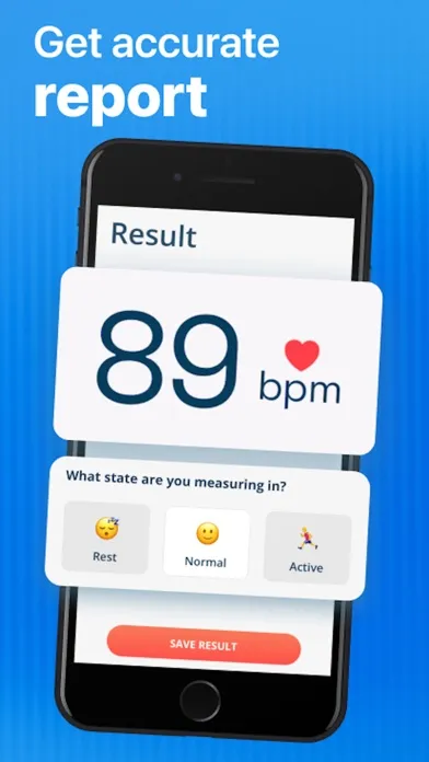 Capturas de pantalla de Heart Rate Monitor - Pulse HR