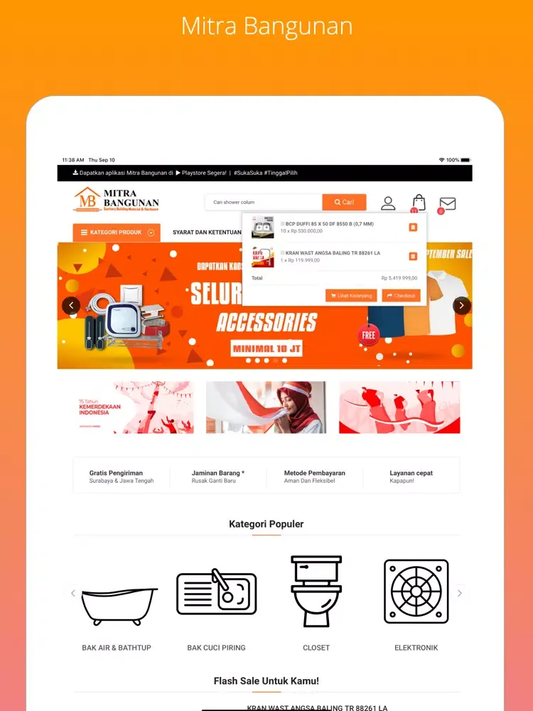 صور Mitra Bangunan Store iPad 