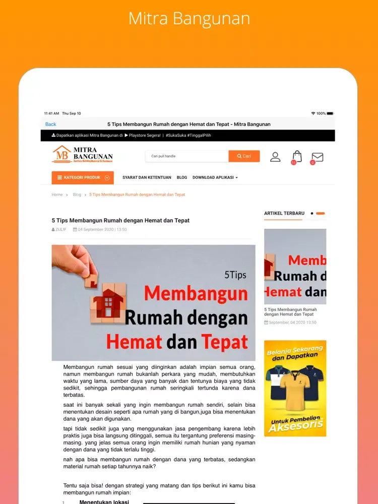 صور Mitra Bangunan Store iPad 