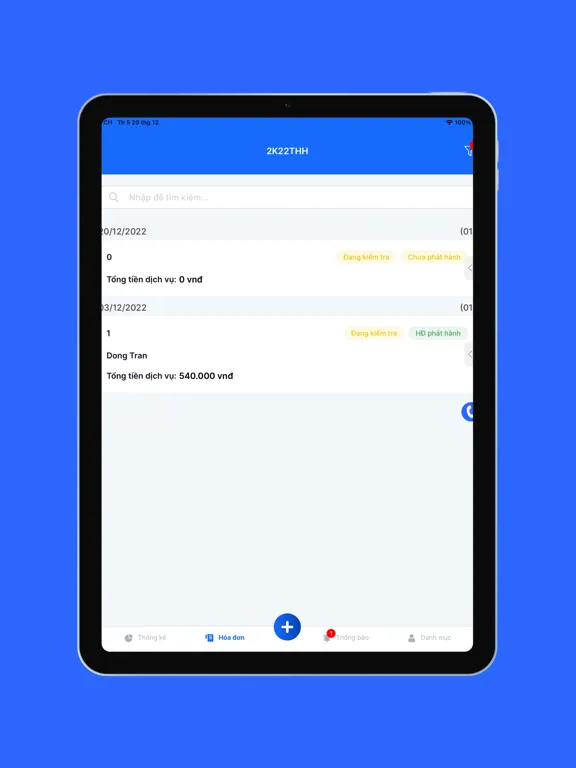 Tangkapan skrin Matbao-invoice iPad 