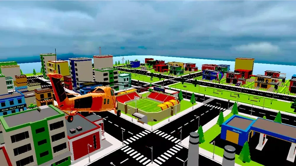 Real City Helicopter Flight Ad Screenshots