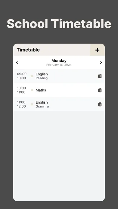 Timetable - Homework Planner应用截图