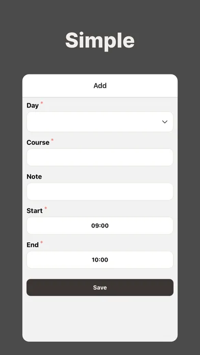 Timetable - Homework Planner应用截图