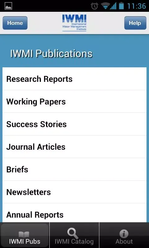 IWMI Publications Screenshots