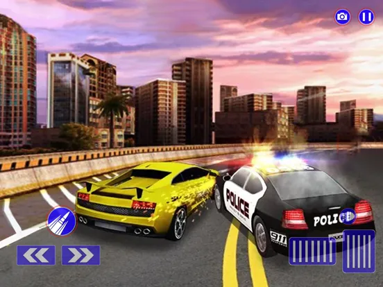 Police Thief Car Chase Game iPad  Screenshots