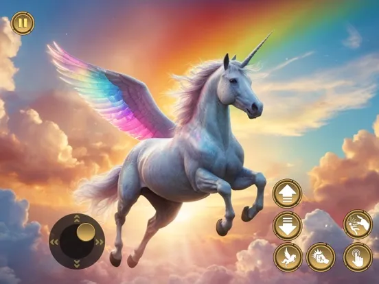Capturas de pantalla de Flying Horse Unicorn Fantasy iPad 