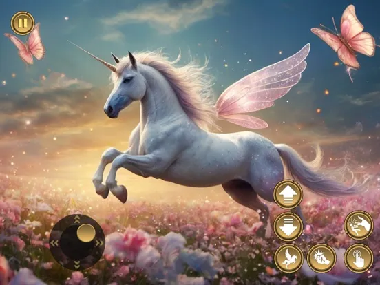 Capturas de pantalla de Flying Horse Unicorn Fantasy iPad 
