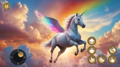 Capturas de pantalla de Flying Horse Unicorn Fantasy