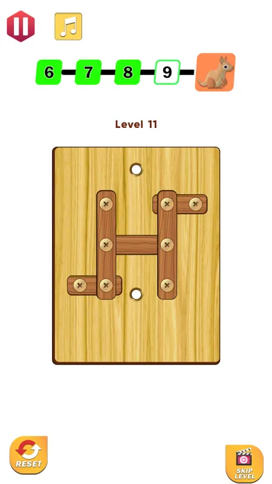 Zrzuty ekranu Wood Nuts & Bolts Puzzle 3D