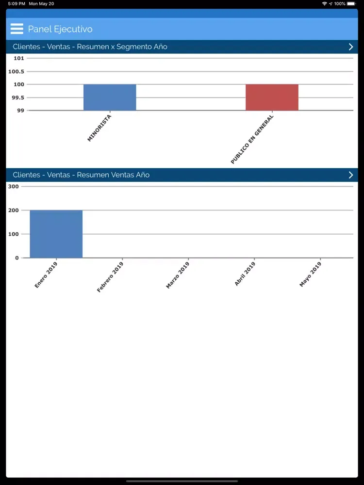 Zrzuty ekranu MBA3 Móvil iPad 