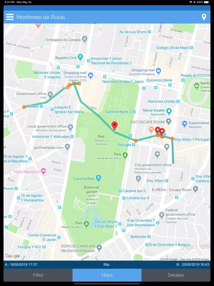 Zrzuty ekranu MBA3 Móvil iPad 