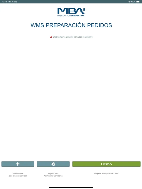 Captures d'écran de WMS Preparación Pedidos iPad 