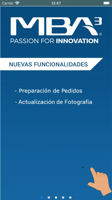 Captures d'écran de WMS Preparación Pedidos
