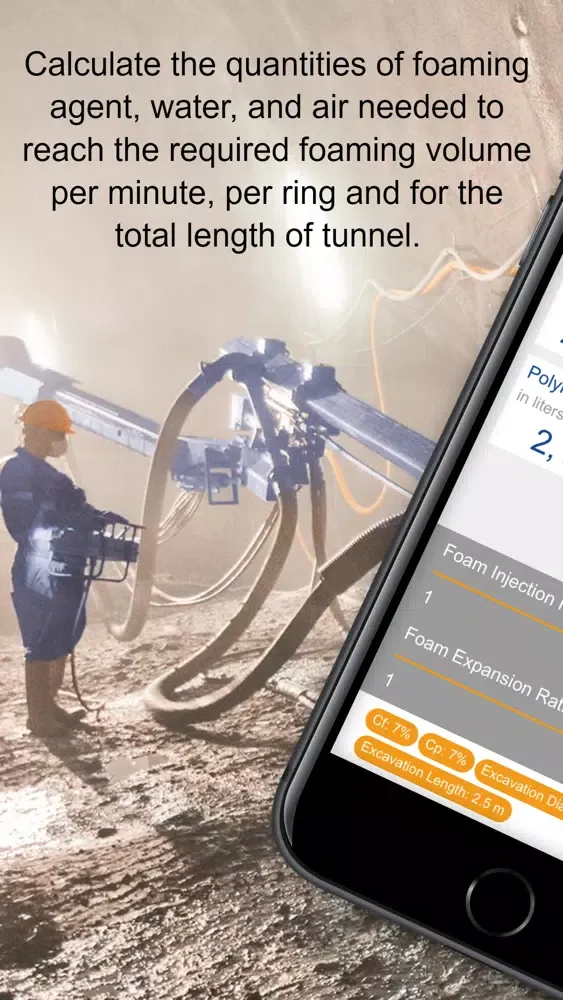 Capturas de pantalla de TBM Soil Conditioning