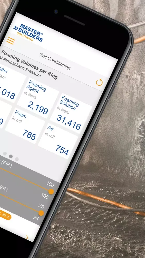 Capturas de pantalla de TBM Soil Conditioning