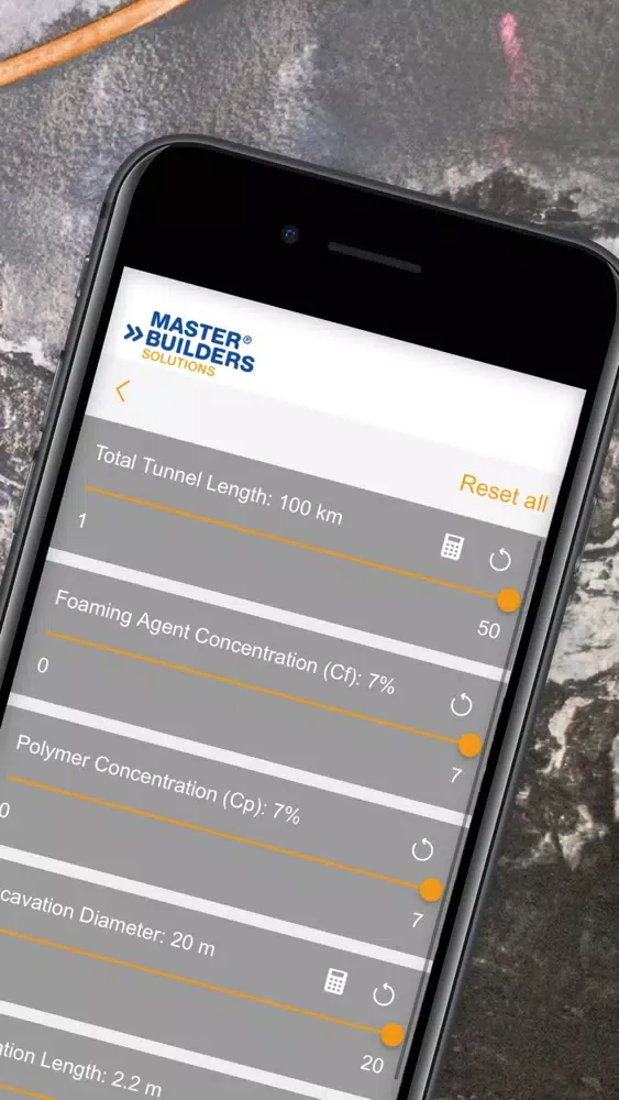 Capturas de pantalla de TBM Soil Conditioning