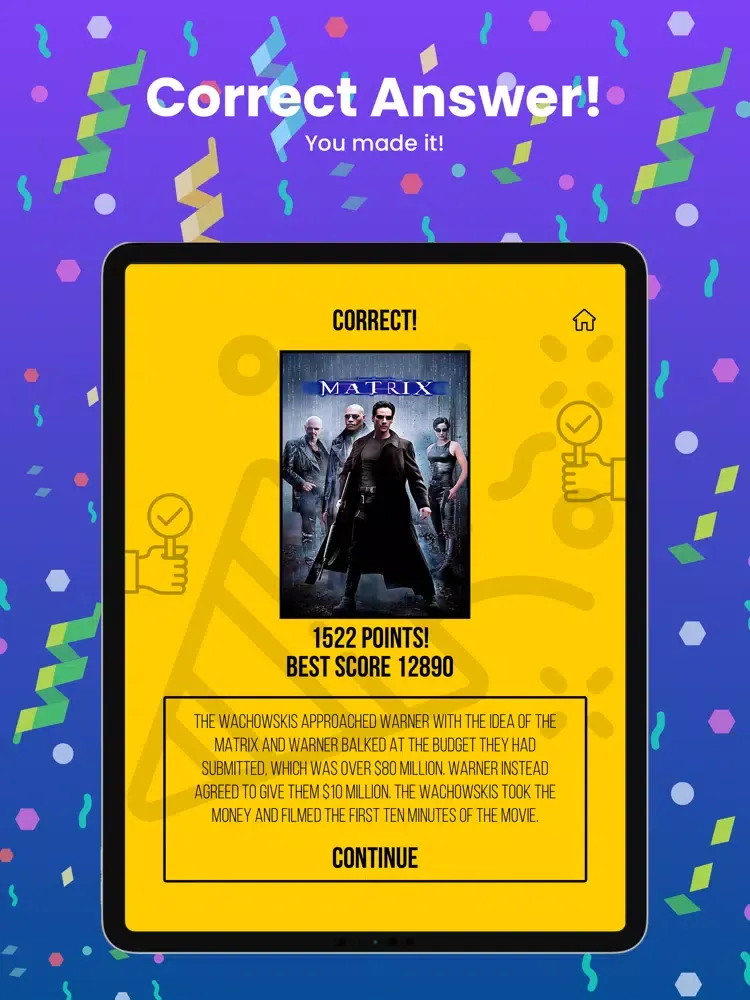 Скриншоты Sinerama - Film Tahmin Oyunu iPad 