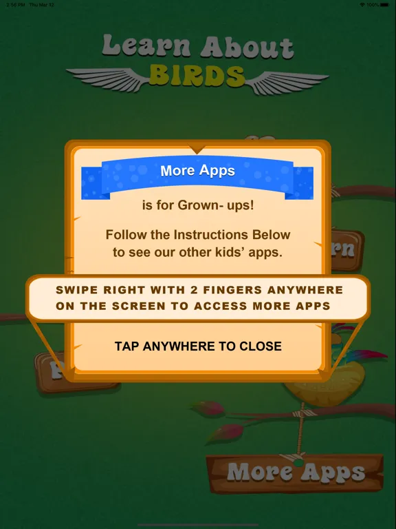Zrzuty ekranu Learn about Birds iPad 